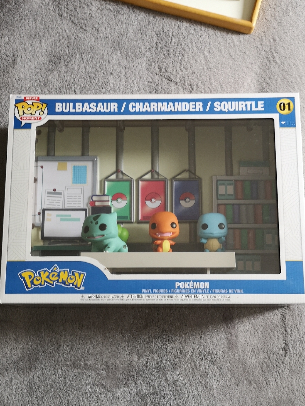 New in Box Deluxe Pop Moment Number 1 Pokemon Funko Extra Large in Hard Case